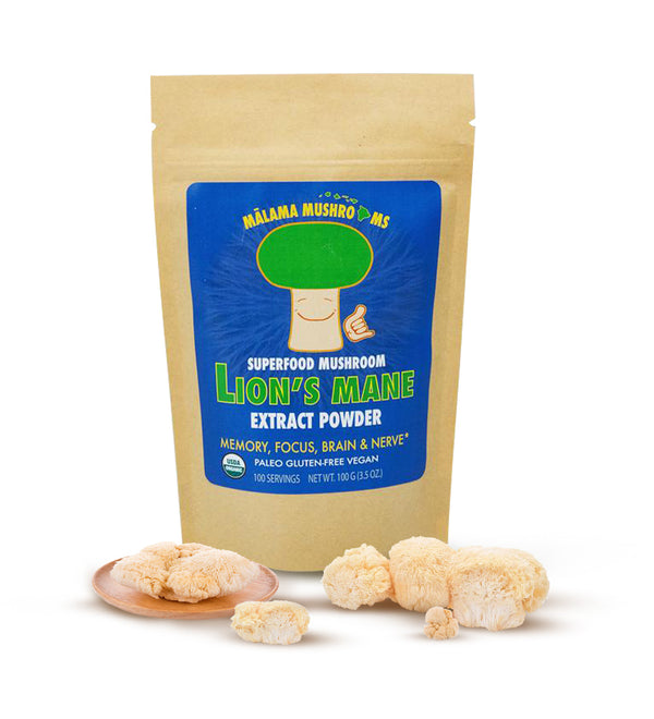 Malama Mushrooms - Lion's Mane Extract Powder Blend