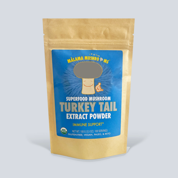 Malama Mushrooms - Turkey Tail Extract Powder Blend